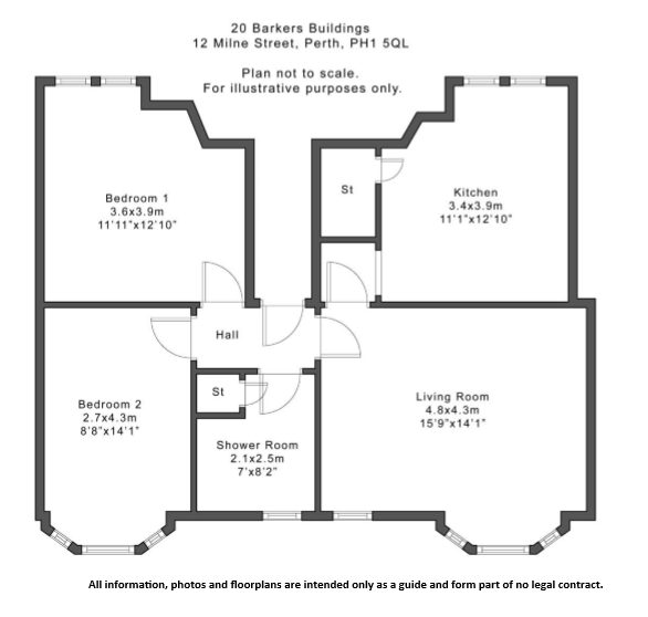 Perth, Scotland - Floor Plan